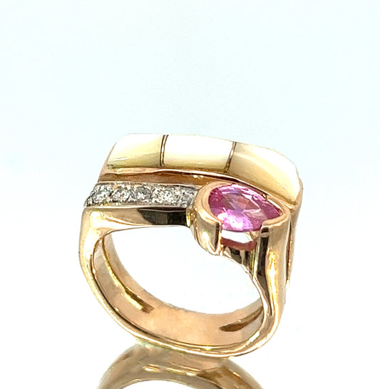 14K Gold women's ring